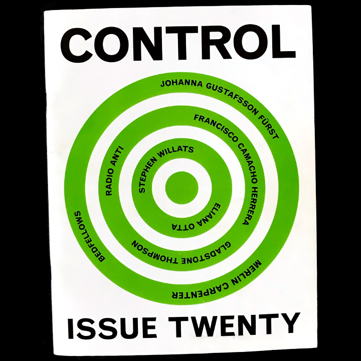 Stephen Willats, ed. Control Issue Twenty, 2017
