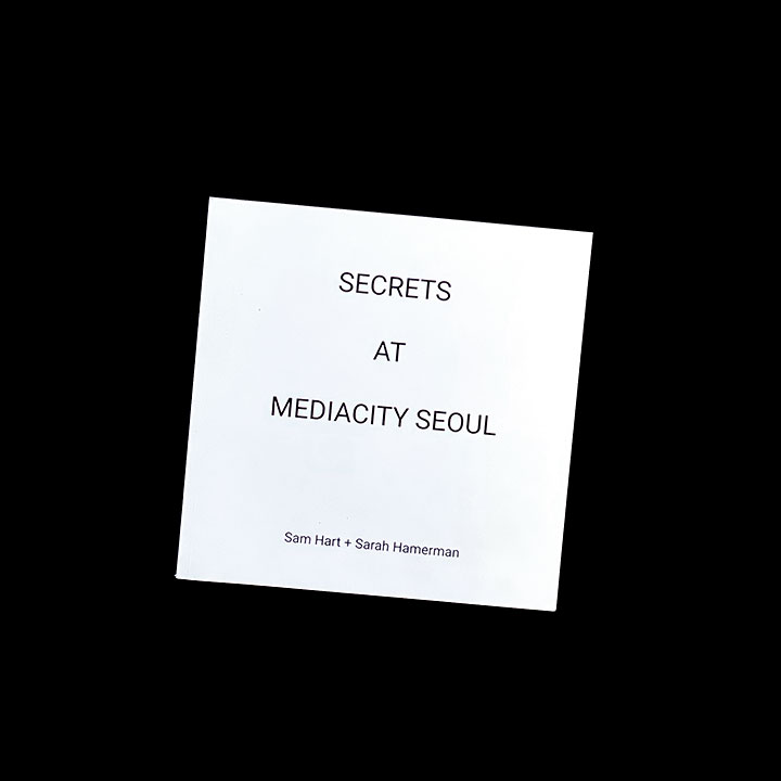 Sam Hart and Sarah Hamerman, Secrets at Mediacity Seoul, 2018